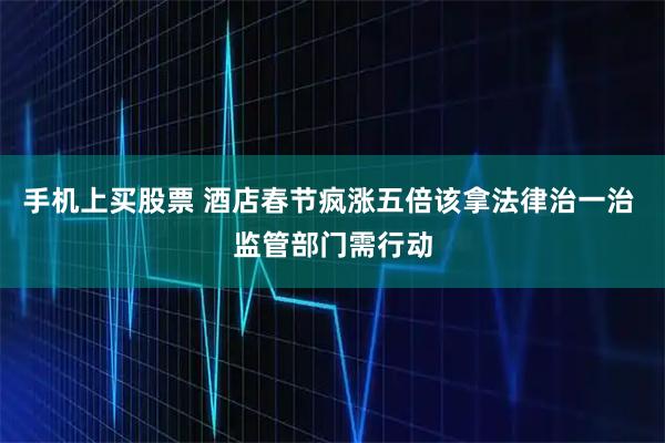 手机上买股票 酒店春节疯涨五倍该拿法律治一治 监管部门需行动