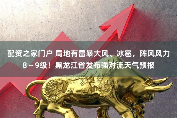 配资之家门户 局地有雷暴大风、冰雹,阵风风力8~9级!黑龙江省发布强对流天气预报